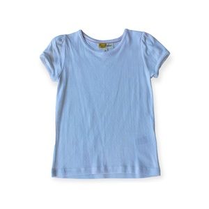 Mini Boden White Pointelle Top Size 7/8